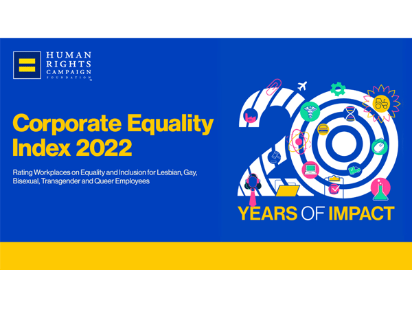 Human Rights Campaign Corporate Equality Index 2022 Award